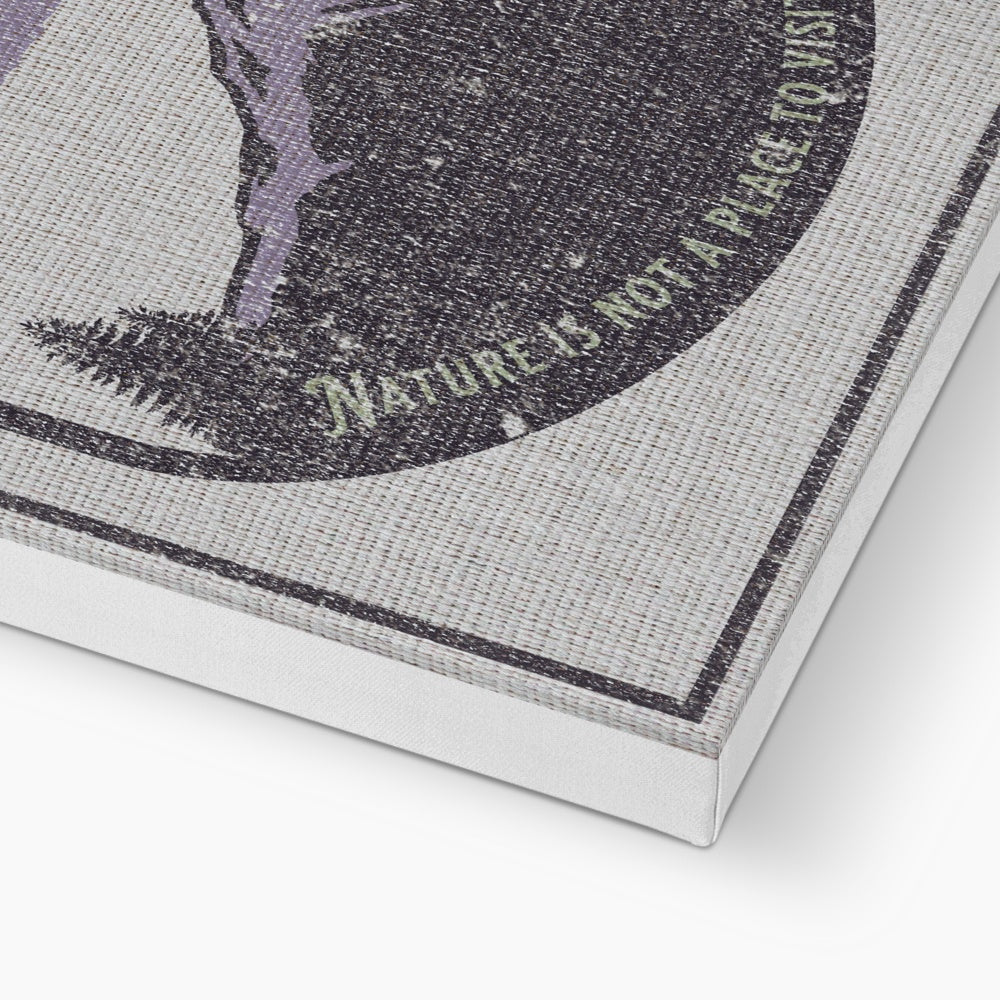 Nature Mountain - Linen Canvas