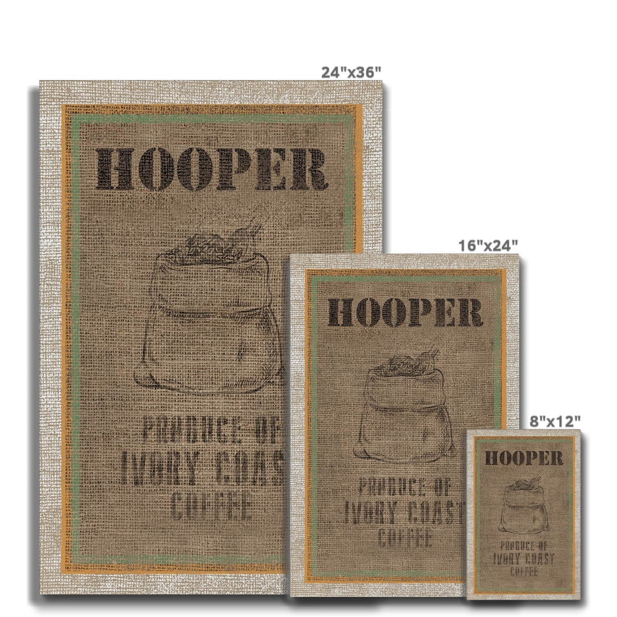 Coffee Sack - Ivory Coast Canvas