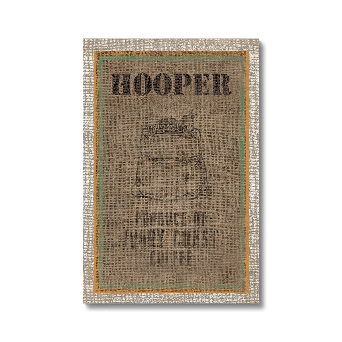 Coffee Sack - Ivory Coast Canvas