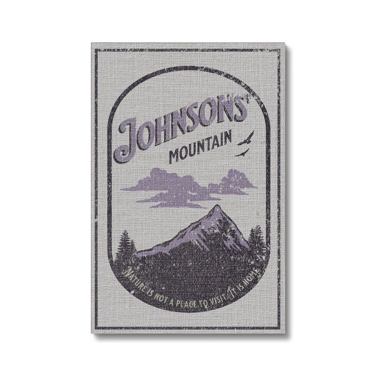 Nature Mountain - Linen Canvas